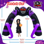 Halloween Spider Arch Inflatable With Led Lights-3