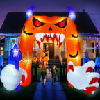 Halloween Inflatable Arch with LED Lights-1