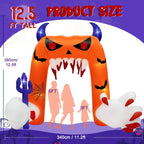 Halloween Inflatable Arch with LED Lights-2
