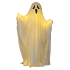Ghoulish Glow: Battery-Operated Halloween Ghost Decor-0