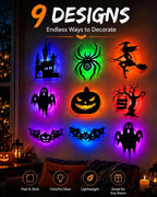 Halloween LED Wall Decor Lights (24 pcs)