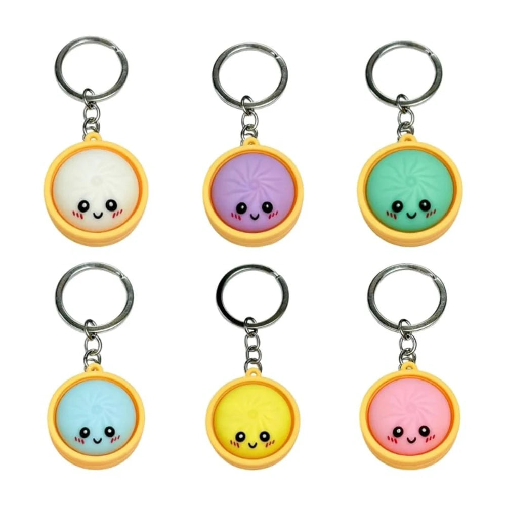 Light Up Dumpling Fidget Keychain