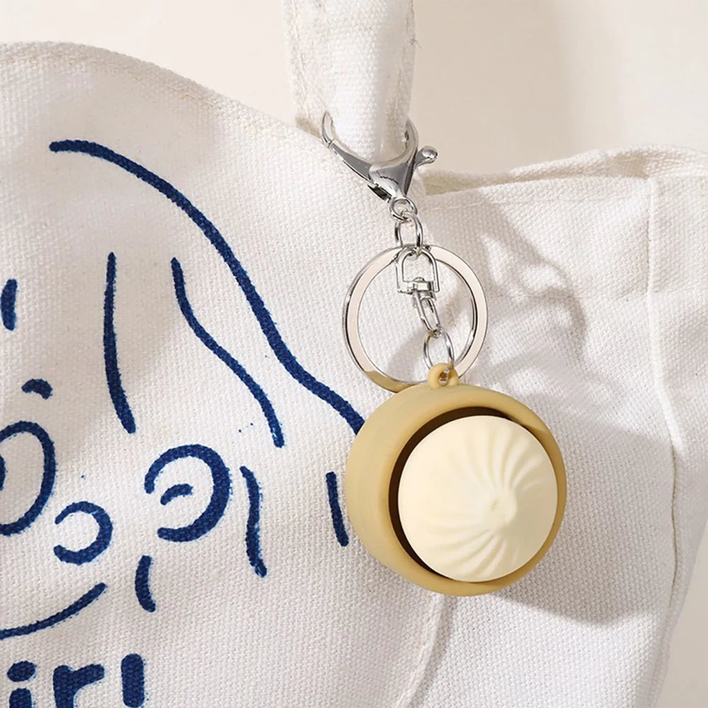 Light Up Dumpling Fidget Keychain