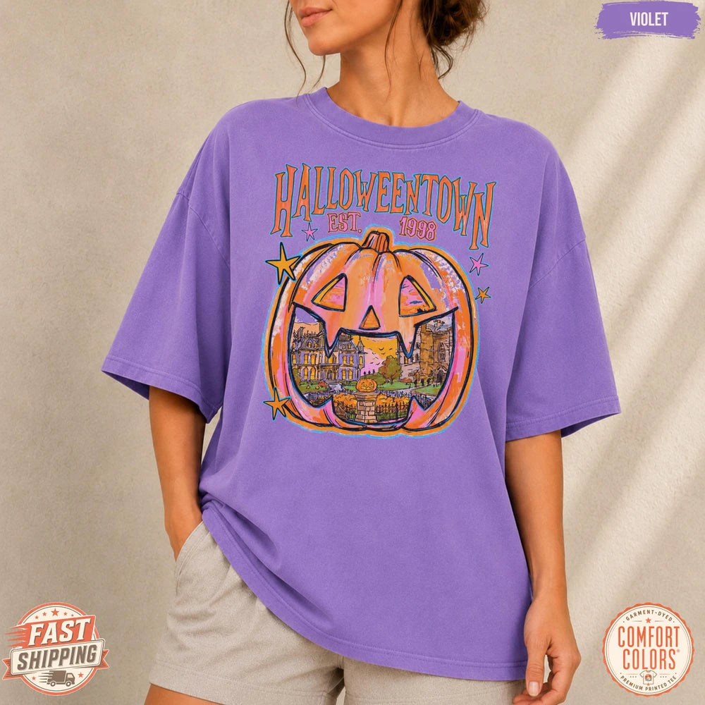 Retro Halloweentown Graphic Tee