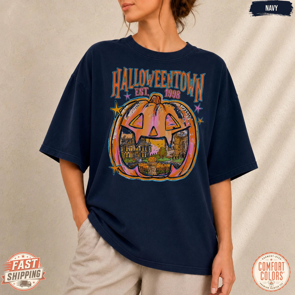 Retro Halloweentown Graphic Tee