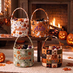 Personalized Retro Halloween Candy Bag