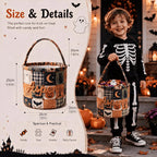 Personalized Retro Halloween Candy Bag
