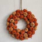 Halloween Harvest Pumpkin Wreath-2