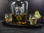 Skull Crown Decanter In Bottle Skull Head With 2 Skull Glasses By 750ML Skull Bottle-2