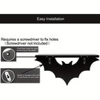 Spooktacular Bat Winged Floating Shelves for Halloween Decor-3