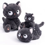 Adorable Plush Black Cat Toy-0