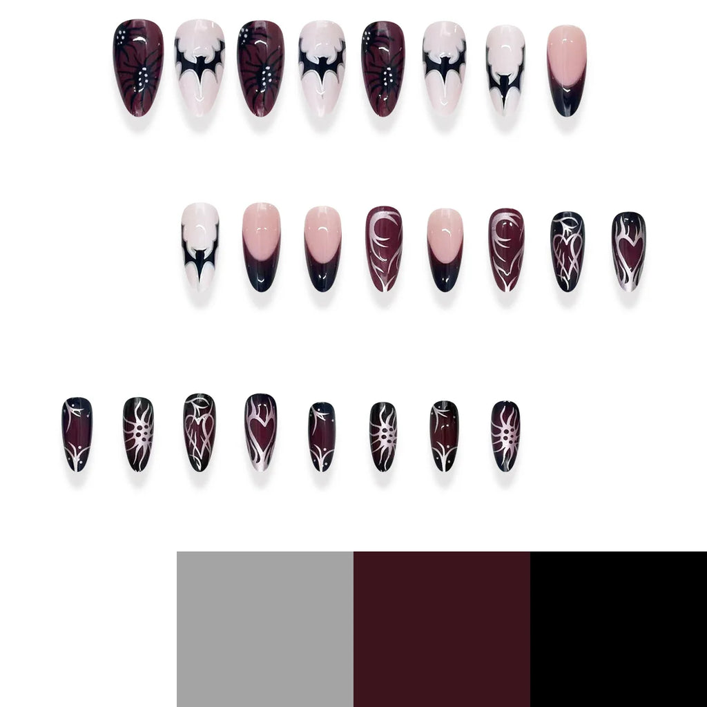 Almond Halloween Press-On Nails-3