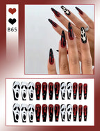 Chic Almond Halloween Press-On Nails-0
