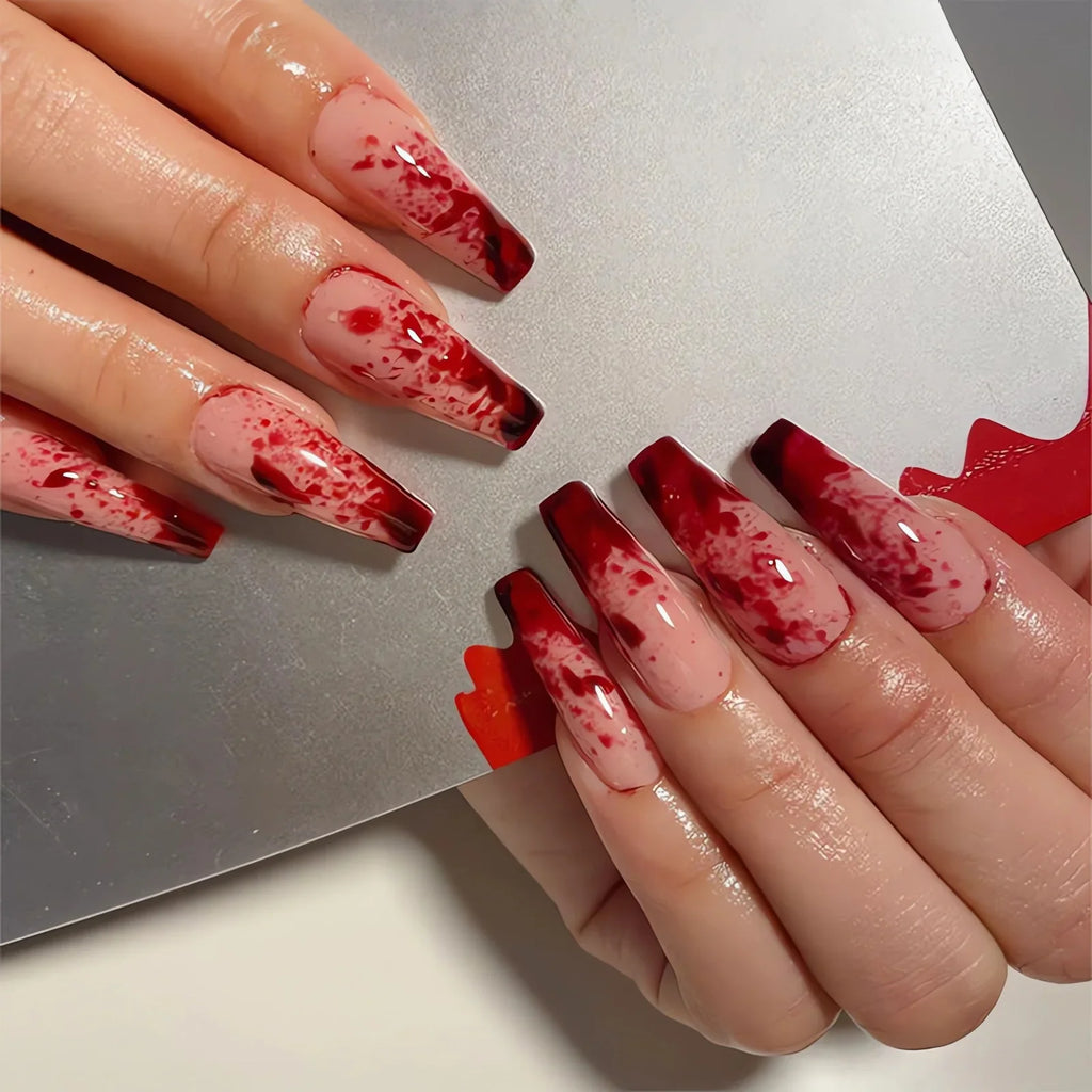 Chic Almond Halloween Press-On Nails-10
