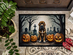 Bloodhound Spooky Halloween Doormat-2