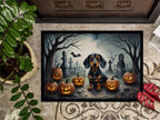 Dachshund Spooky Halloween Doormat-2