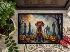 Vizsla Spooky Halloween Doormat-2