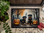 Rottweiler Spooky Halloween Doormat-2