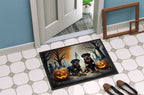 Rottweiler Spooky Halloween Doormat-3