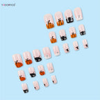 Halloween Ghost & Cat Press-On Nails-2