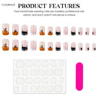 Halloween Ghost & Cat Press-On Nails-3