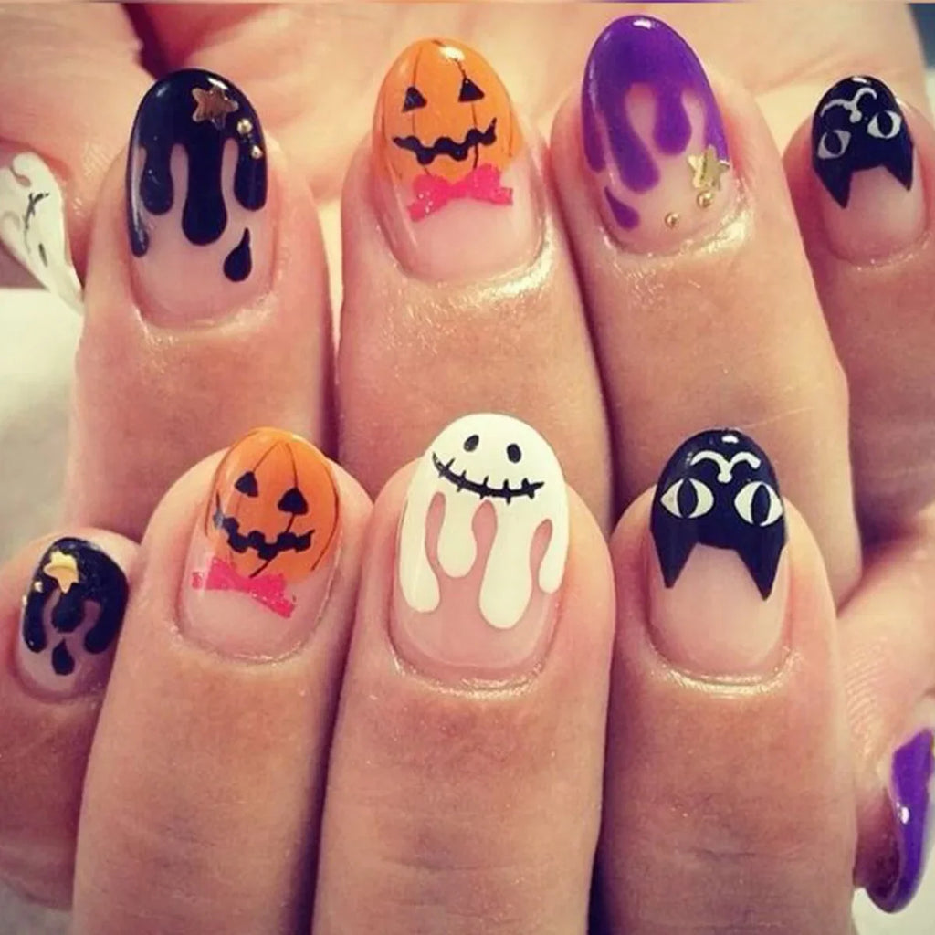 Halloween Press-On Nail Set-3