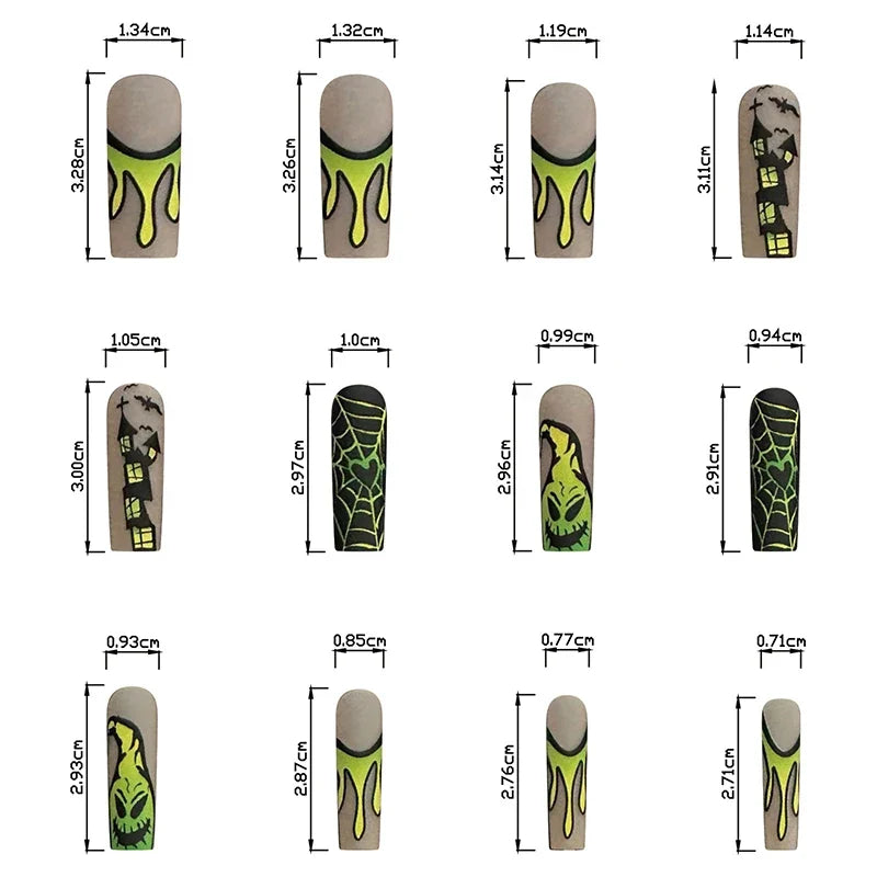 Halloween Press-On Nails-2