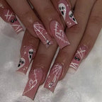 Halloween Pumpkin Press-On Nails-7