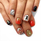 Halloween Pumpkin Press-On Nails-10