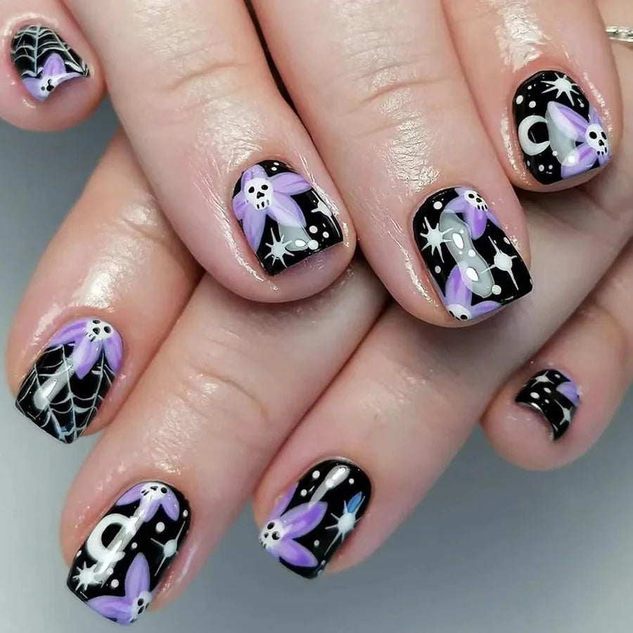 Halloween Pumpkin Press-On Nails-25