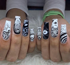 Horror Comic Halloween Press-On Nails-14