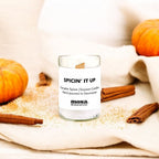 Pumpkin Spice Scented Soy Candle-4