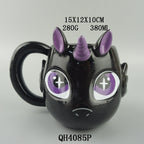 Ceramic Unicorn Halloween Mug-6