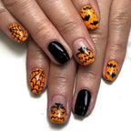 Halloween Pumpkin Press-On Nails-34