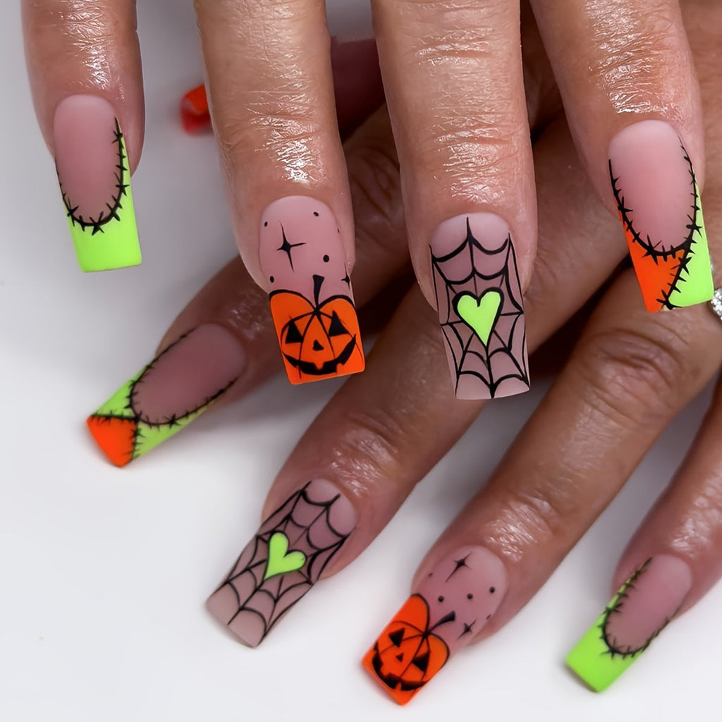 Spooky Chic Halloween Press-On Nails Set-1