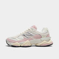New Balance 9060 – White / Pink / Silver Metallic
