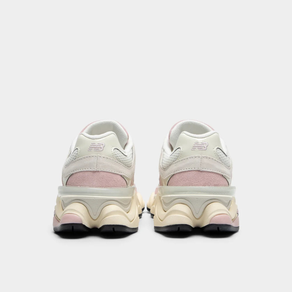 New Balance 9060 – White / Pink / Silver Metallic
