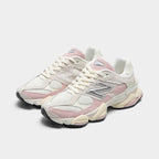 New Balance 9060 – White / Pink / Silver Metallic