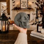 Skull Head Halloween Tabletop Decor