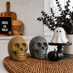 Skull Head Halloween Tabletop Decor